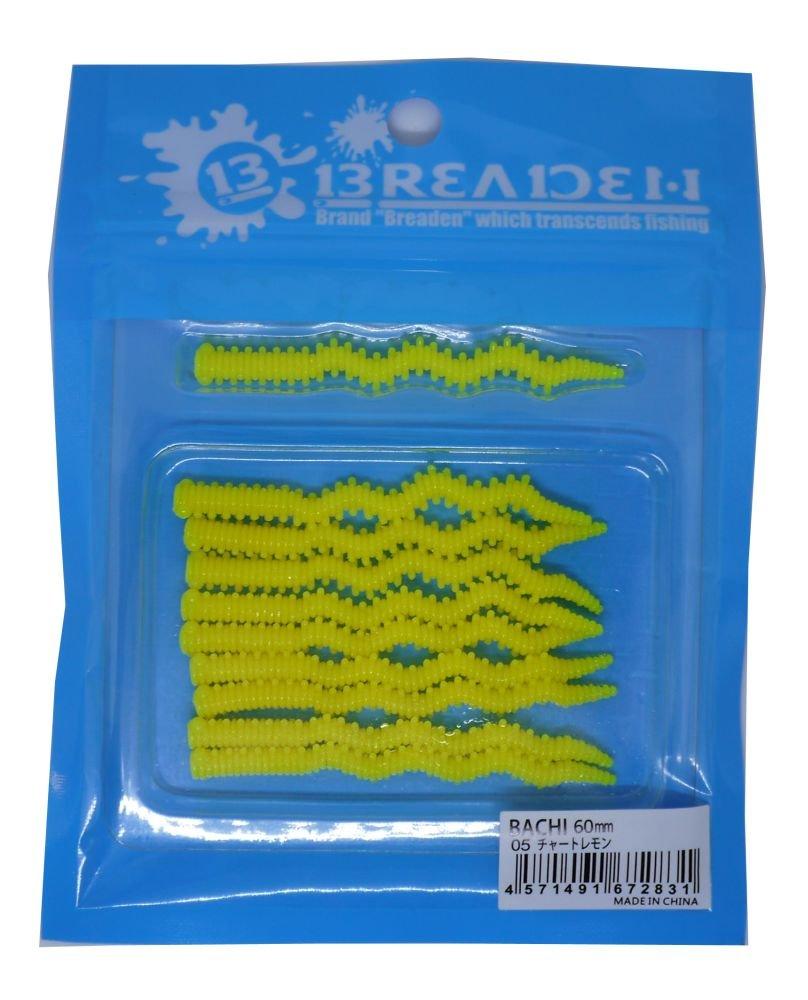 BREADEN Worm BACHI 05 Chart Lemon. 10 pieces