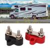 1 Pair 48V Battery Power Stud Stainless Steel Post Bus Bar Terminal Block for Truck RV Boat