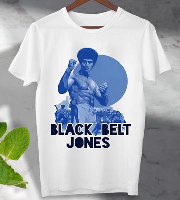 T-Shirt Black Belt Jones Anni '70 Jim Kelly Enter The Dragon Film T-Shirt Regalo ideale