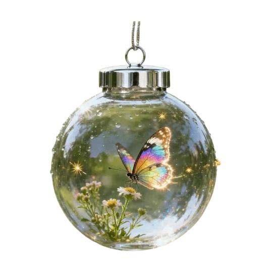 Birds 2D Acrylic Christmas Ornaments Decorative Wild Animal Figurines Ocean Theme Themed Decor Gift for Nature Lovers Festive Decorations