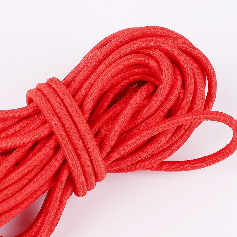 Durable Round Elastic Cord: High-Elasticity Purple and Blue Rubber Bands for DIY Projects