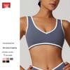 Europäischer Colorblock Damen Yoga & Pilates Fitness-BH