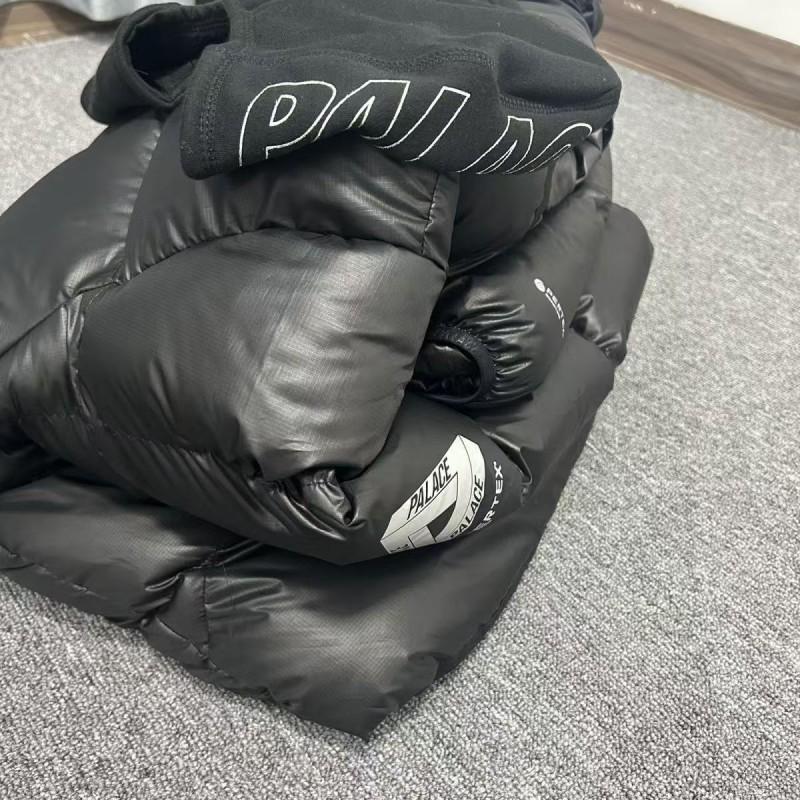 Mens Winter Hooded Padded Jacket Waterproof Windproof Cotton-Padded Coat Outdoor Daily Wear