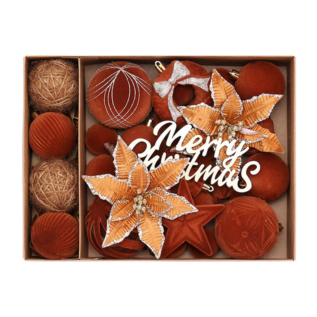 Vintage Velvets Xmas Decorations Ball For Home Reusable Party Hanging Ball Ornament Decoration Festive Party Decor