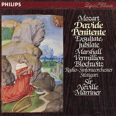 CD MOZART, MARSHALL; MARRINER - Davide Penitente / Exsultate, Jubil 4209522 Philips 1987 Nicht Japan Obi Klassik Gebraucht