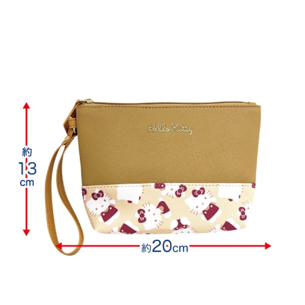 Hatayama Shoji Multi-Pouch, Flyer Pattern, Hello Kitty, H13 x W20 x D5cm, 34202631