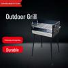 Grote Draagbare Houtskool BBQ Grill