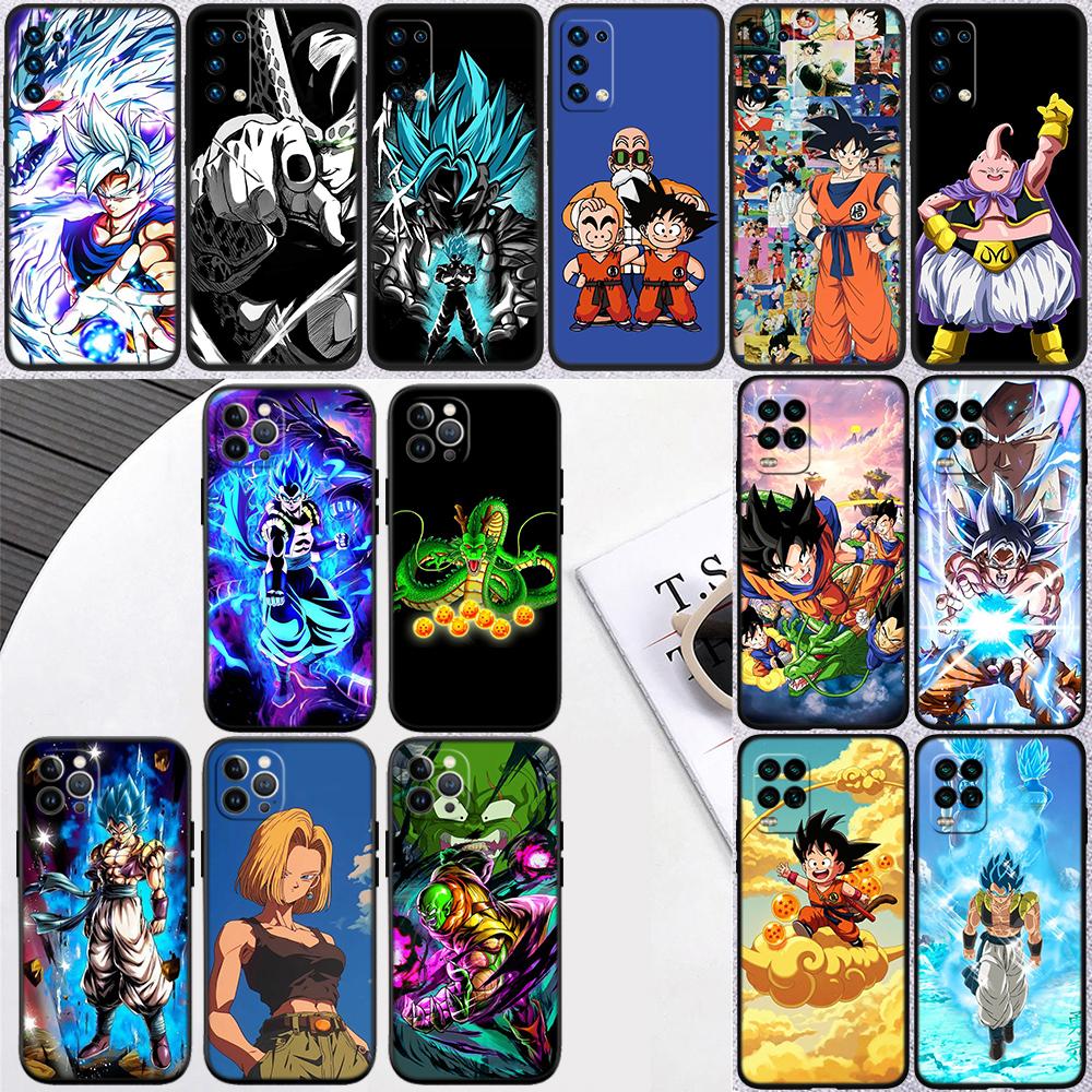 Anime Dragon Ball Goku Phone Case for Samsung Galaxy Note 10 20 S23 S22 Ultra FE Plus M06 M15 M16 M35 M55