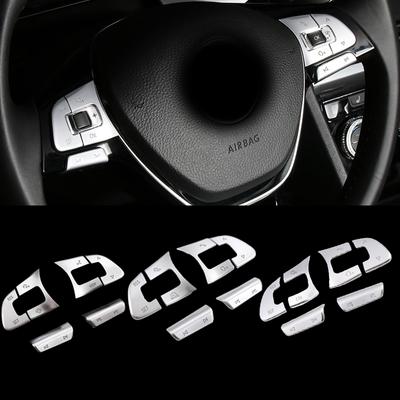 Multifunkční spínač tlačítka ACC na volantu do interiéru auta, ozdobné knoflíky hlasitosti, nálepky Pro VW Golf 7 MK7 Passat
