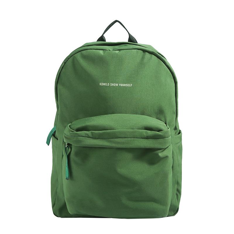 Schoolbag for Women Simple Travel Versatile Ins Commuting Backpack College Style Junior High School Students Lightweight Large Capacity Backpack