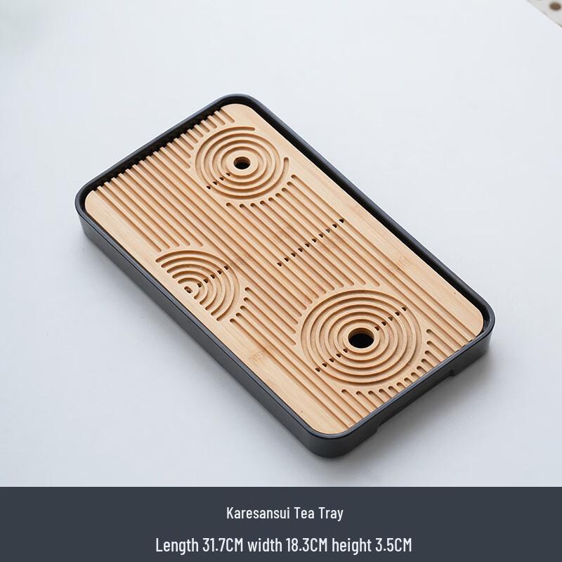 Zhuijia Modern Bamboo Dry Landscape Tea Tray
