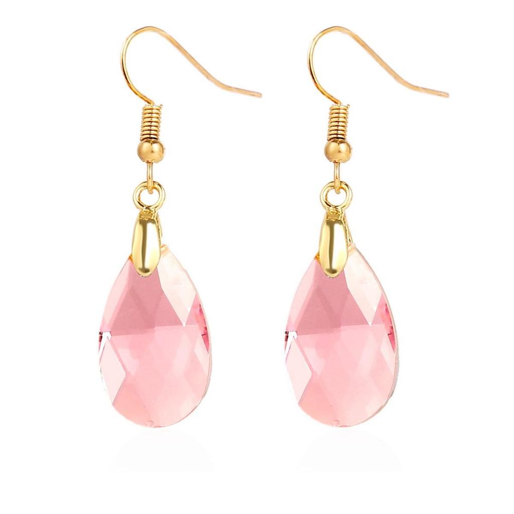 Exaggerated Grape Bunch Crystal Earrings INS Light Luxury Temperament Zirconia Inlaid High-grade Everyday Dainty Ear Jewelry