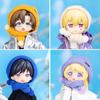 Clothes Accessories Fashion Cloth Animal Ear Caps Cartoon Knitted Hats Doll Knitted Hat 1/12bjd Hat