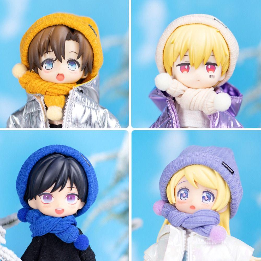 Clothes Accessories Fashion Cloth Animal Ear Caps Cartoon Knitted Hats Doll Knitted Hat 1/12bjd Hat