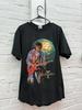 Chemise Santana Vintage Homme Taille L Noir 1998 T-shirt de Groupe Psychédélique Guitare Années 90 T-shirt Unisexe
