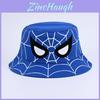 Cartoon Spider Fisherman Hat With Sun Protection For Kids Outdoor Summer Casual Wear