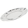 Stainless Steel Round Dinner Plate Dish Food Fruit Snacks Tray Tableware Kitchen Accessory7in