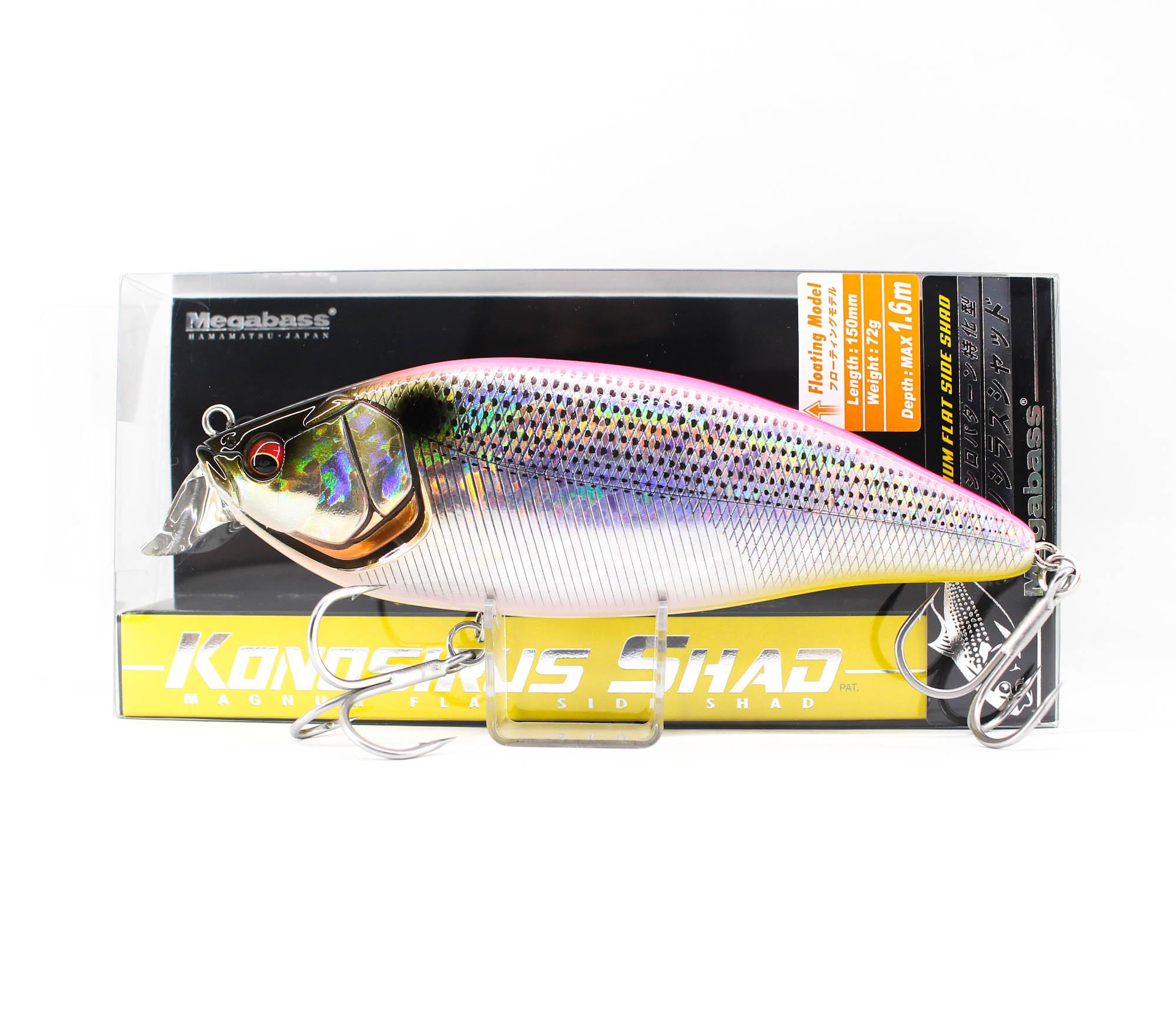

Megabass Konosirus Shad 150 mm 72 grams Floating Lure Konoshiro (4609)