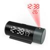 Projection Digital Alarm Clock with 180° Rotatable Projector Clear LED Display4-Level Brightness Dimmer for Bedroom2