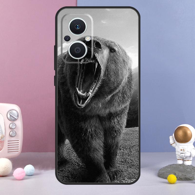 

Cute Grizzly Bear Funda For OPPO Reno 13 F 11F 12F 14F 10 11 12 14 Pro 7 8 Lite OPPO Find X6 X5 X8 X9 Pro Case OPPO Reno14 F