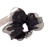 Elegant Polka Dot Crystal Scrunchie - Versatile Hair Accessory with a Chic Fragrant Style