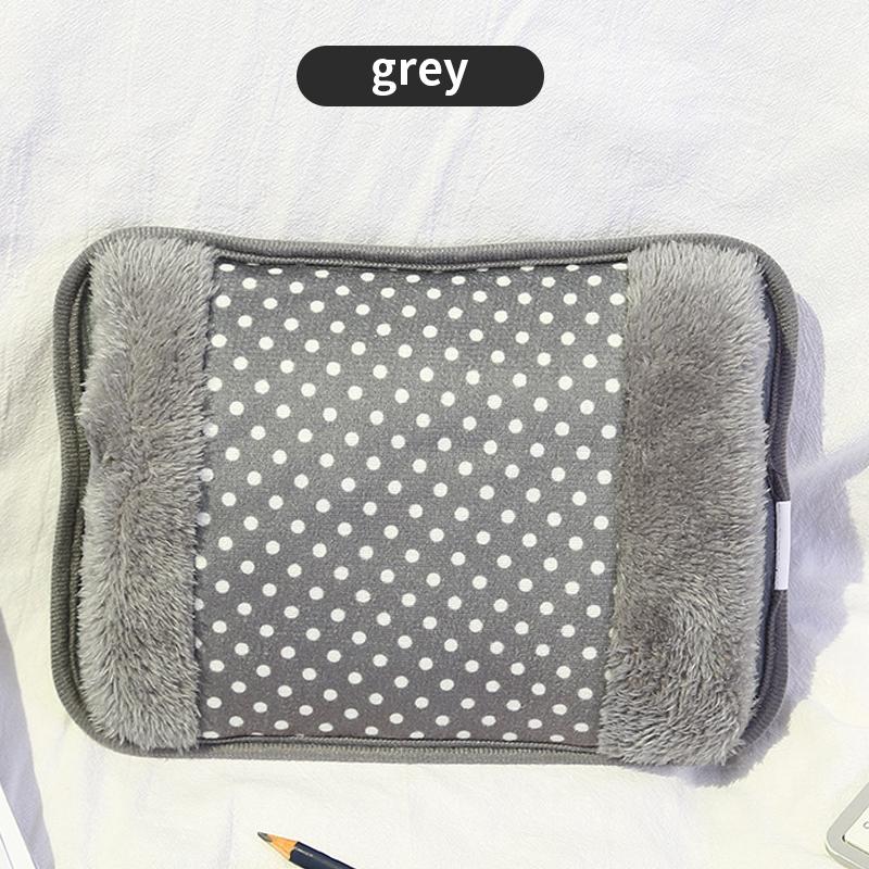 

Зарядная электрическая грелка для рук EU 220V 500W перезаряжаемая зимняя грелка для рук с точечным рисунком и двойной вставкой грелка для рук с горячей водой