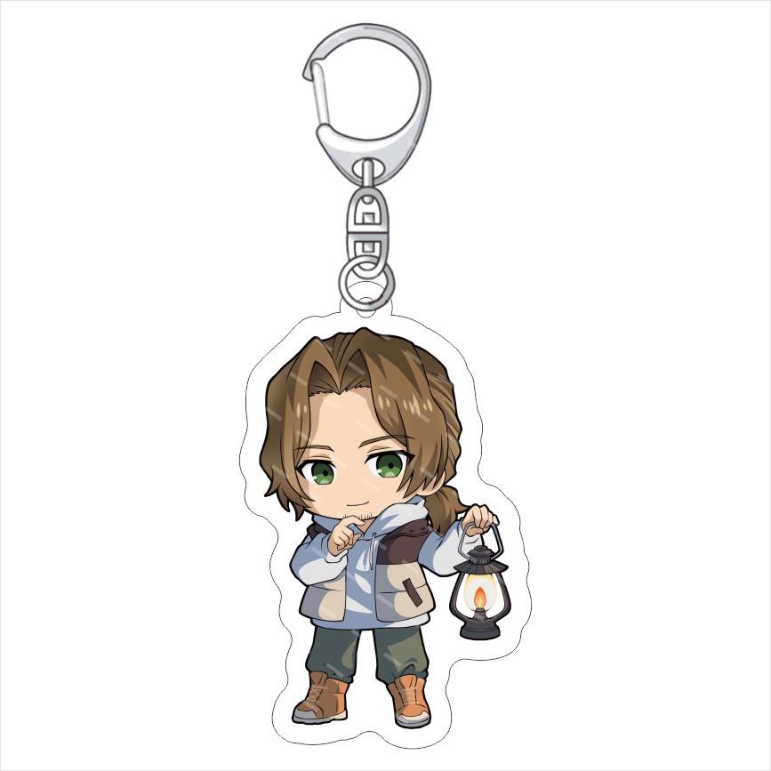 Cute Anime Frieren Beyond Journey's End Sein Frieren Fern Stark Aura Acrylic Keychain Peripherals Backpack Pendant Gift 6CM