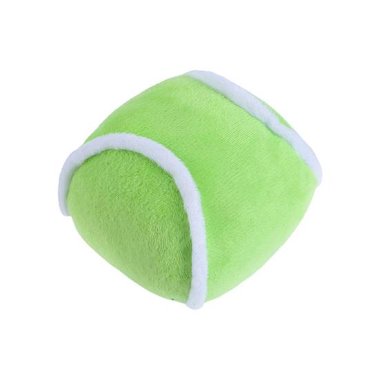Dog Chew Toy Bite Resistant Good Toughness Soft Touch Scratch-resistant Ball Shape Sports Training Reusable Fluffy Dog Balls Toy Outdoor Use
