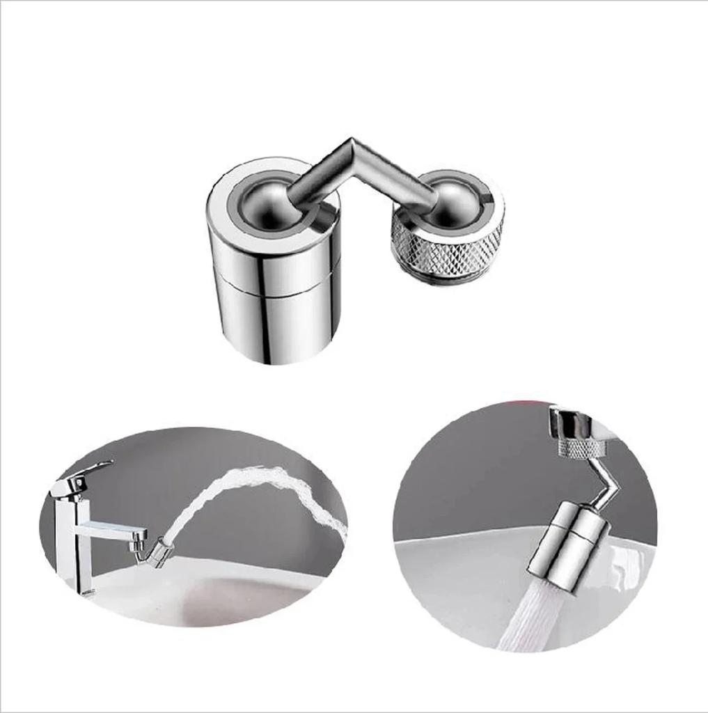 Universal Sink Tap for Water Splash Filter Faucet 720° Rotate Water Outlet Faucet Extender Bubbler Sprayer Bathroom Accessoriess