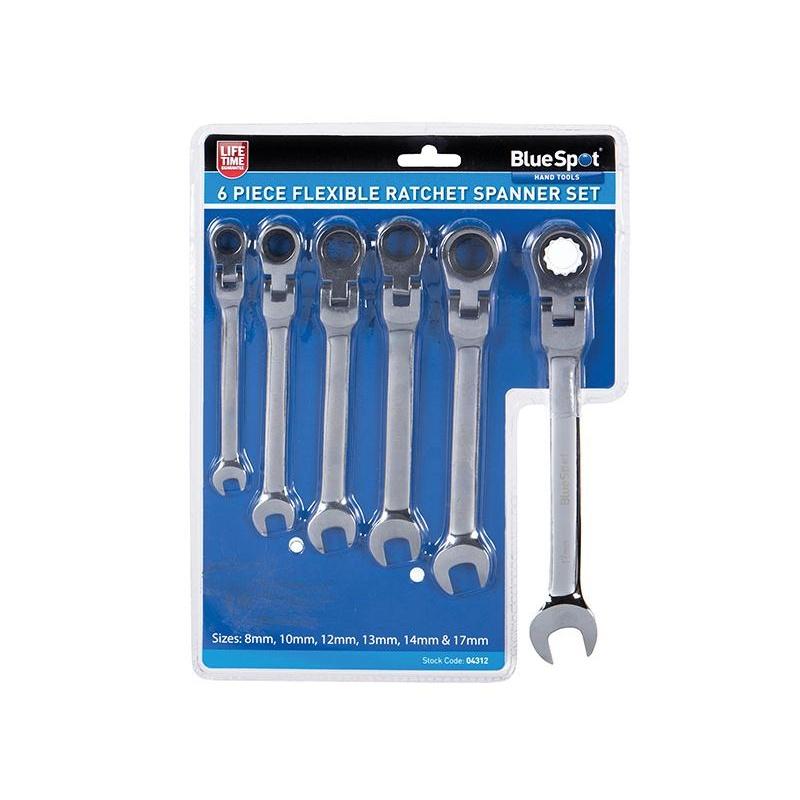 Conjunto de Catracas de Cabeça Flexível Bluespot Tools