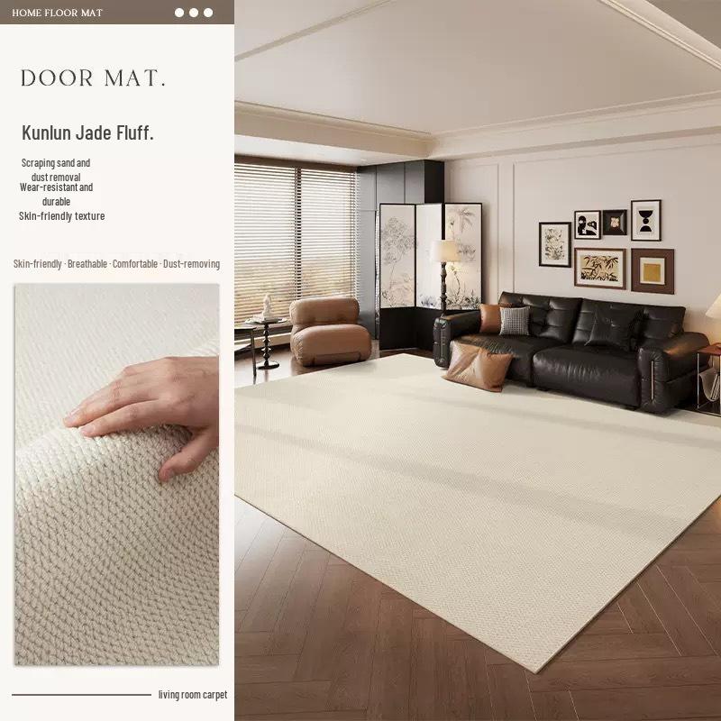 Durable, Easy-to-Clean Sisal-Like Floor Mat: Scratch-Resistant, Full Coverage, Dirt & Wear Resistant Carpet for Home and Living Room.
