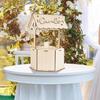 Natural Wishes Wedding Card Box Wood Craft Receiving Box Wooden Gift Card Box  Birthday Baby Shower