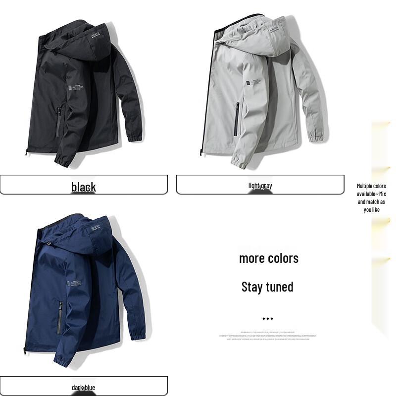 MiiOW Men's Detachable Hooded Casual Outdoor Sports Jacket