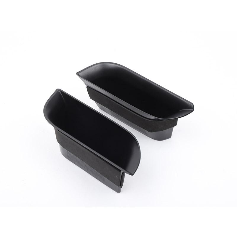 ABS Black For SEAT Leon 2008-2012 Car Front Door Inner Handle Storage Box Multi functional Storage Box Car Interior Accessories