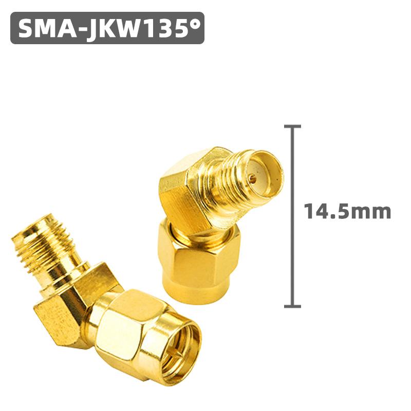 SMA To SMA Straight 3 Way 90 135 Degree Adapter RF Coax Connector RP SMA Coupler Converter
