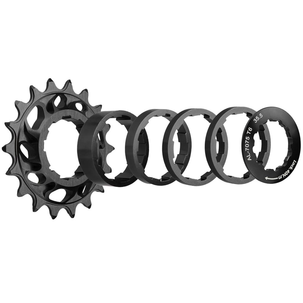 Mountainbike Freiläufe Hohe Festigkeit 18T Single Speed Ritzel Fahrräder Kassetten Ritzel Fahrrad Freiläufe Einfach zu bedienen