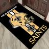 New Orleans Saints Logo Carpet Rug for Living Room Bedroom Home Sofa Decoration,Kids play Non-slip Floor Mat