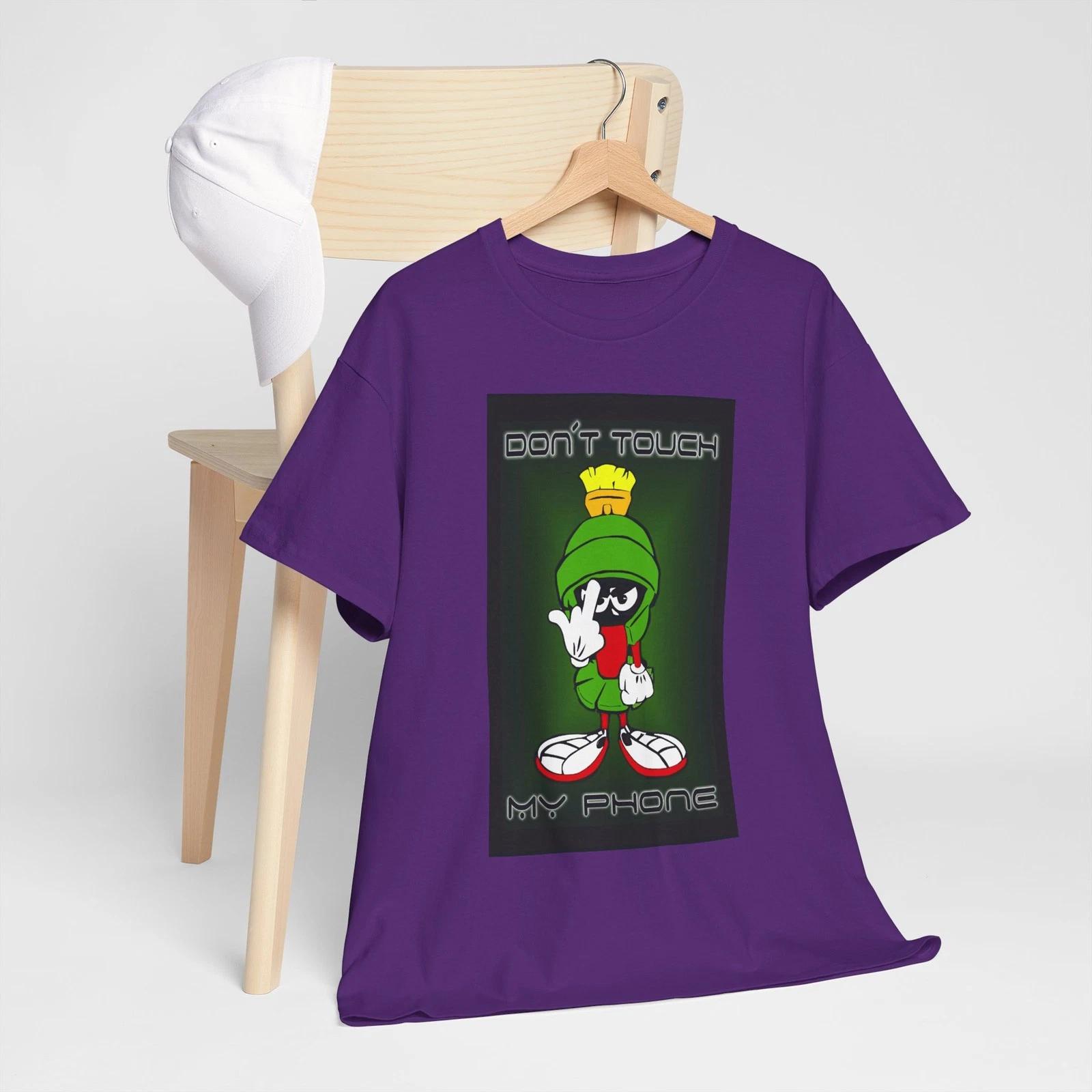 Marvin the Martian Don t Touch My Phone Tee L