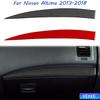 For Nissan Altima 2013-2018 Real Carbon Co-pilot Glove Box Upper Trim Strip Stickers Car Interior Auto Decoration Accessories