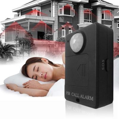Mini GSM PIR Alarm Pohybový senzor Alarm Infračervený bezdrôtový GSM Alarm Detektor pohybu proti krádeži