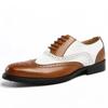 Men's Large Size Leather Brogue Shoes - British Style, Versatile, Formal & Casual