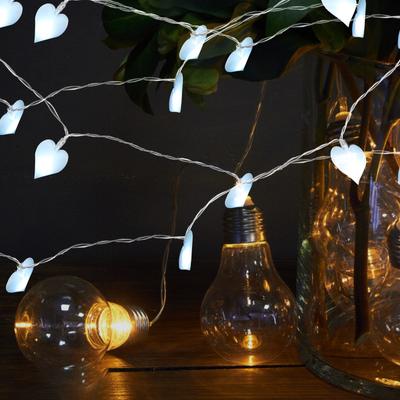 3 Meter Heart Shape String Light LED Indoor Fairy Lights for Valentine Day Wedding Birthday Party Home Decor Fairy Light
