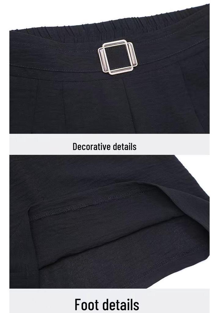 2026 Spring/Summer Elegant Plus Size Women's Wide-Leg Pants - Comfortable, Versatile, Multiple Colors Available