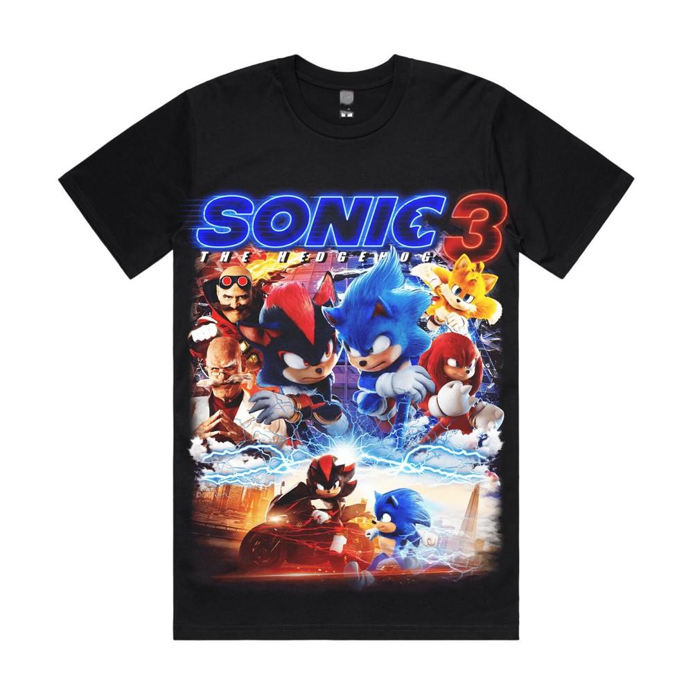 Sonic 3 Movie TShirt Unisex T-Shirt L
