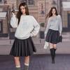 unifree Palace Style Double-Breasted High-Waist Skirt