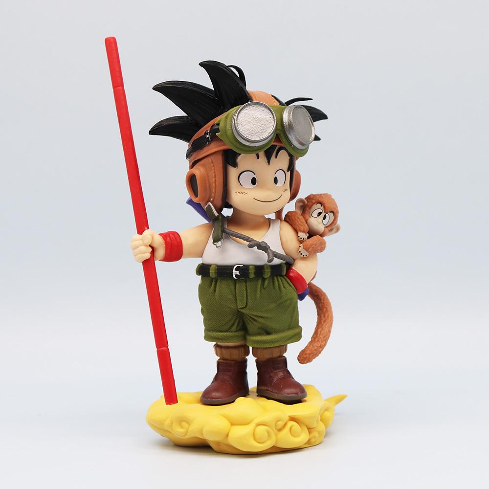 16cm Anime Drogan Boll Son Gocool Figure With Monkey Kid Gocool Action Figure Pvc Statue Collection Model Toys Gifts