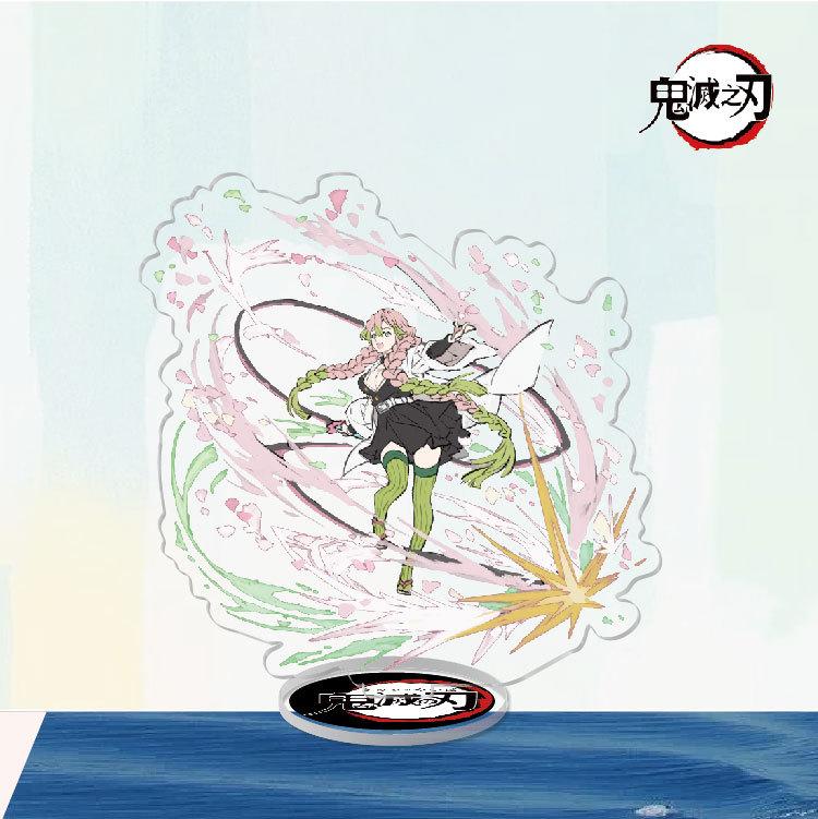 Game Anime Demon Slayer Blade Tanjiro Acrylic Cosplay Character Stand Acrylic Figure Stand Painted Desk Decor Ornament Gift