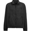 Ss24 Solid Color Letter Logo Embroidered Zip-Up Long Sleeve Jacket Men Jackets Black CR483-BLK