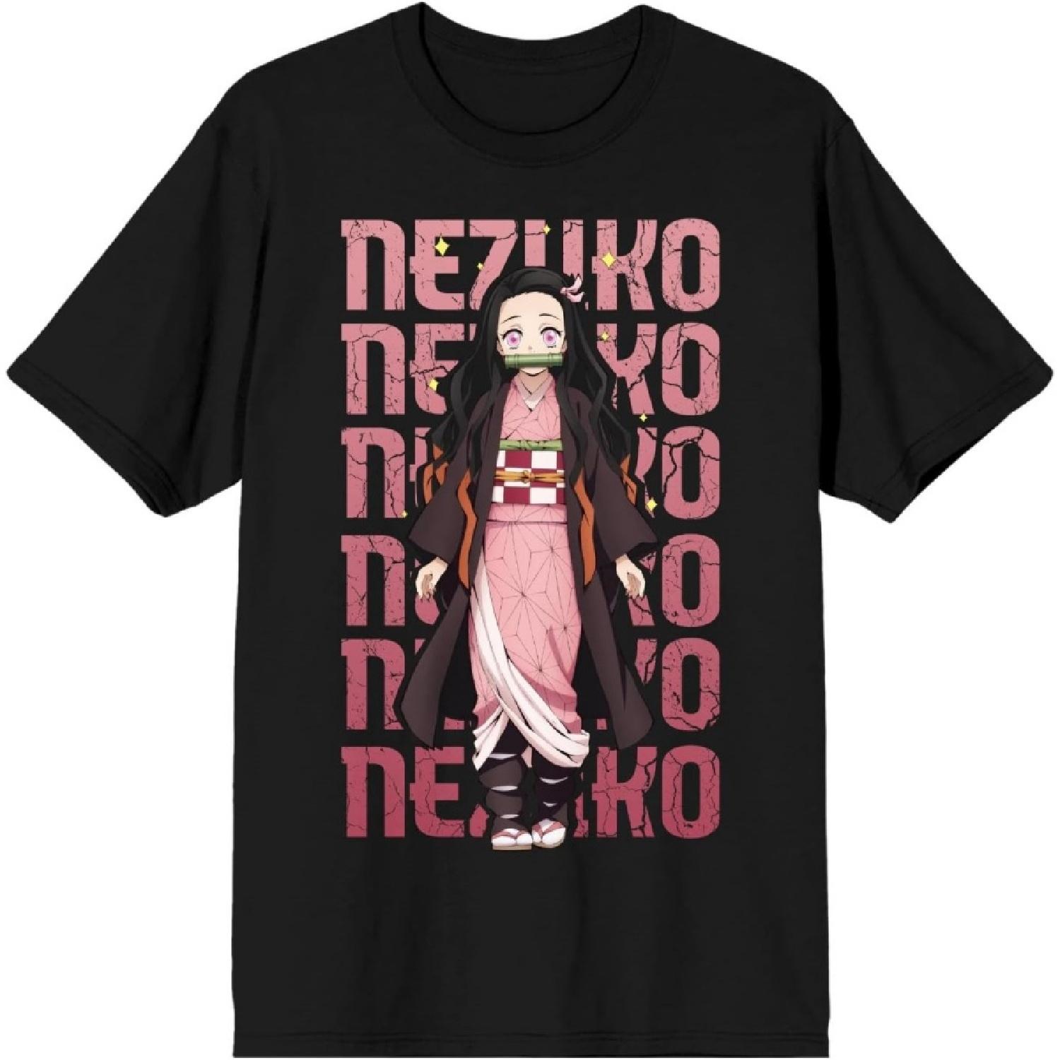 Demon Slayer Nezuko Kamado Black T-Shirt S
