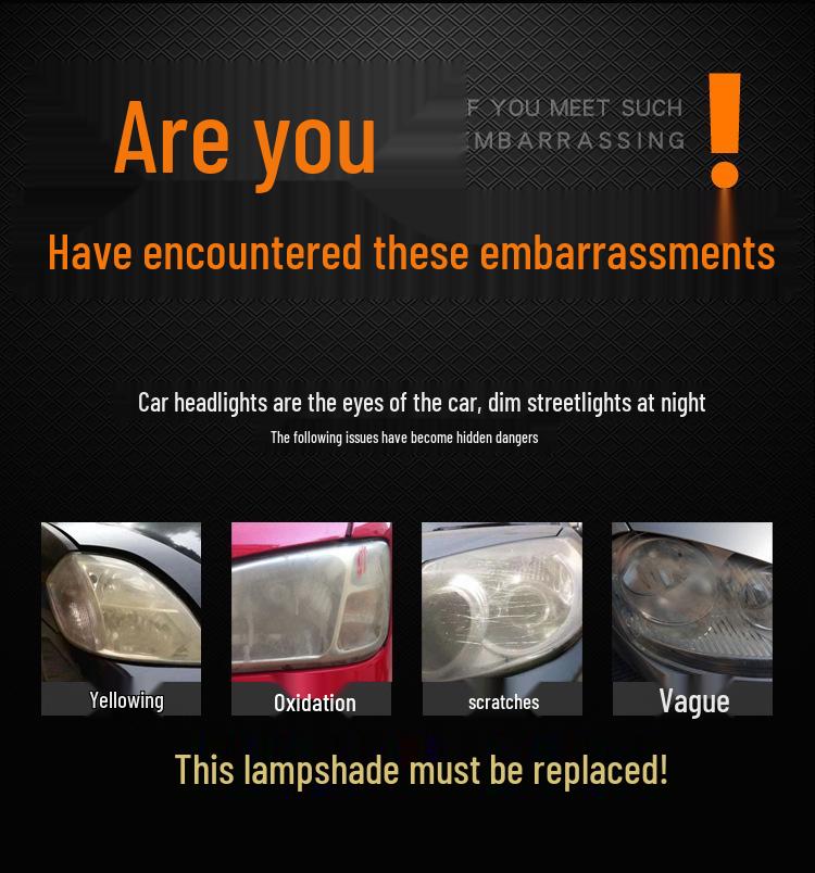 Scheinwerferglasabdeckung für Chevrolet Malibu Modelle 2016-2018